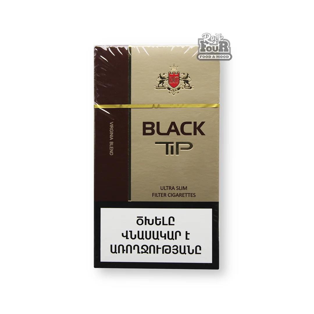 Cigarettes "BLACK TIP ultra slim"